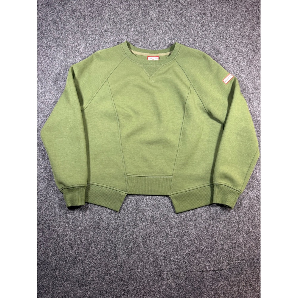 Hunter for Target Women Olive Green Split Hem Raglan Sweatshirt Size M
